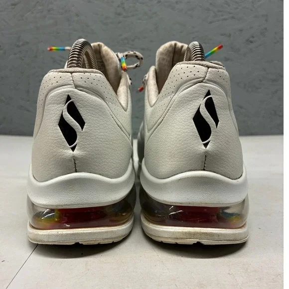 Skechers Uno Floating Love Sneakers Women's White Hearts Rainbow Casual Shoes 9 - Picture 12 of 16